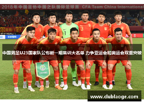 中国男足U23国家队公布新一期集训大名单 力争亚运会和奥运会双重突破