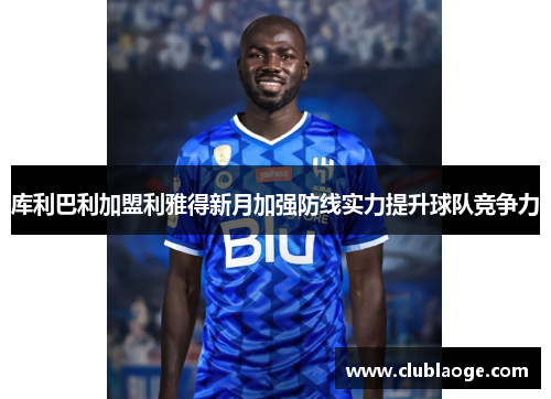 库利巴利加盟利雅得新月加强防线实力提升球队竞争力 库利巴利加盟利雅得新月加强防线实力提升球队竞争力