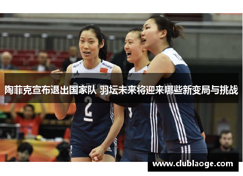 陶菲克宣布退出国家队 羽坛未来将迎来哪些新变局与挑战